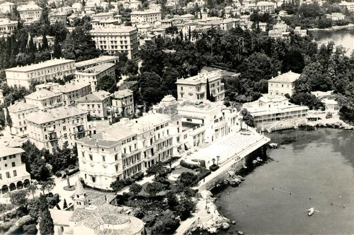 Opatija Abbazia Fliegeraufnahme