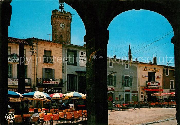 Vias-sur-Mer Place de Hotel de Ville