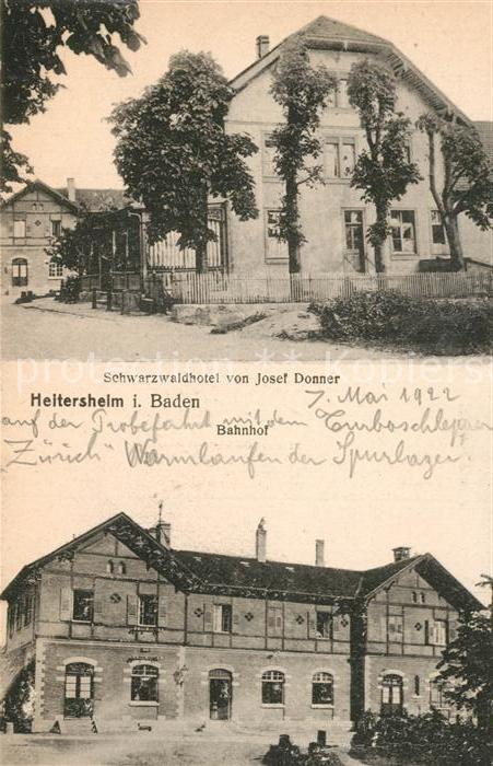 Heitersheim Schwarzwaldhotel Bahnhof