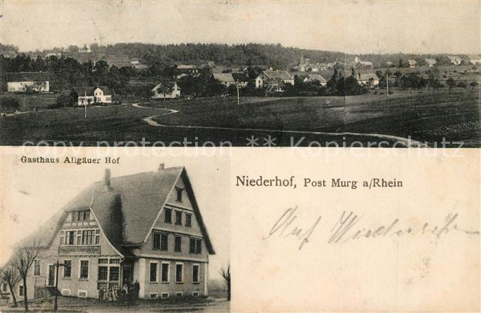 Niederhof Murg Gasthaus Allgaeuer Hof