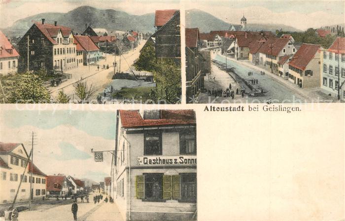 Altenstadt Geislingen Steige Gasthaus zur Sonne