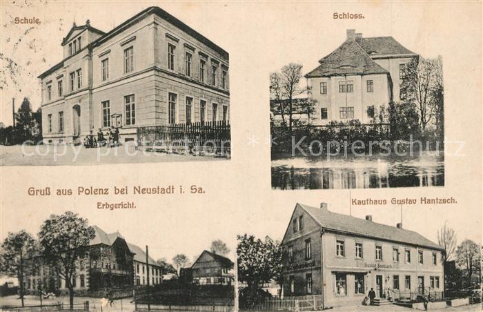 Polenz Neustadt Schloss Kaufhaus Gustav Hantzsch Erbgeric ht