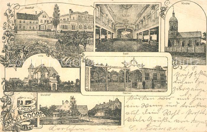 Engelsdorf Leipzig Gasthof Kirche Gutshof Villa