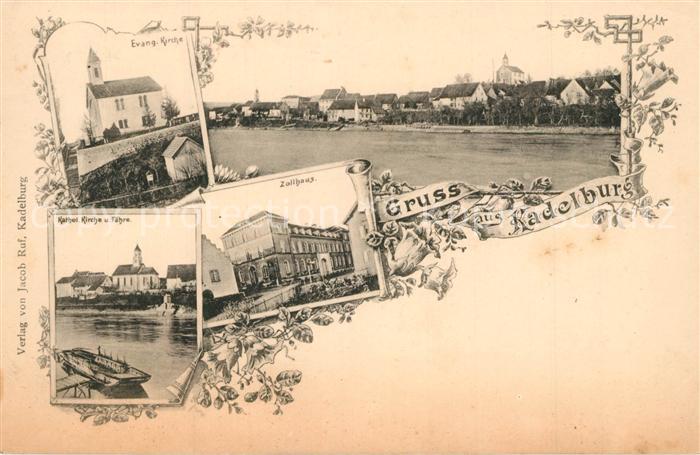 Kadelburg Zollhaus Katholische Kirche Faehre