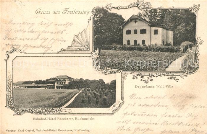 Freilassing Bahnhof-Hotel Foeckerer Dependance Wald-Villa