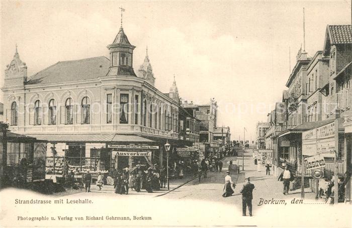 Borkum Strandstrasse Lesehalle