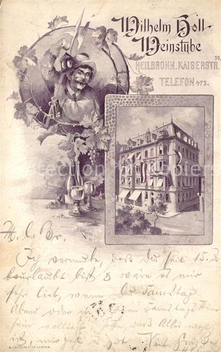 Heilbronn Neckar Wilhelm Boll Weinstube