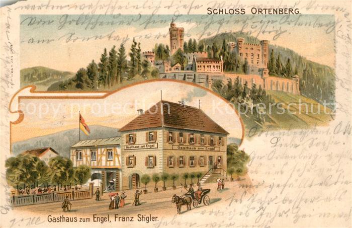 Ortenberg Baden Schloss Ortenberg Gasthaus zum Engel