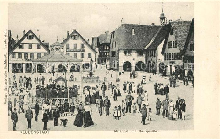 Freudenstadt Marktplatz Musikpavillon