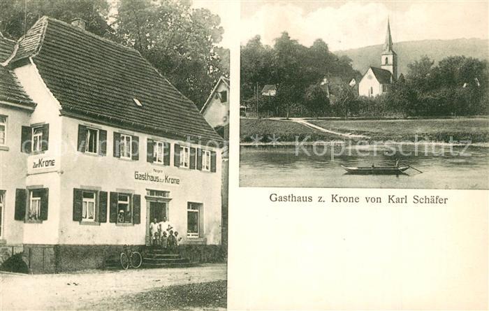 Hochhausen Neckar Gasthaus zur Krone