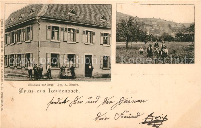 Laudenbach Bergstrasse Gasthaus zur Rose