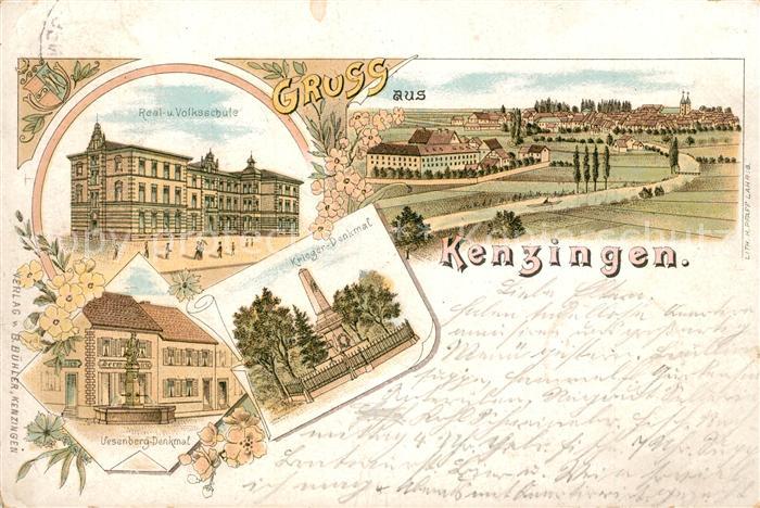 Kenzingen Kriegerdenkmal Realvolkshochschule Uesenberg-Denkmal