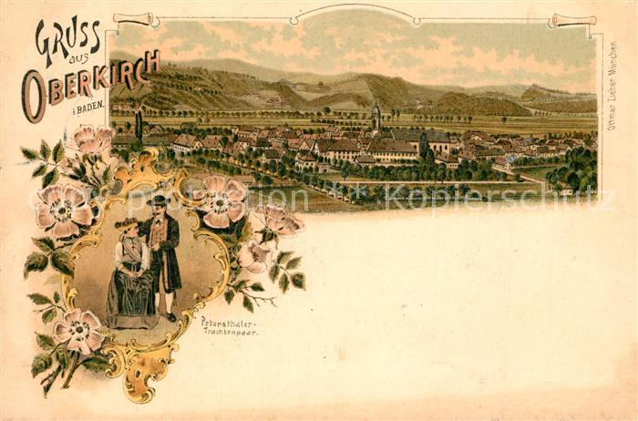 Oberkirch Baden Petersthaler-Trachtenpaar