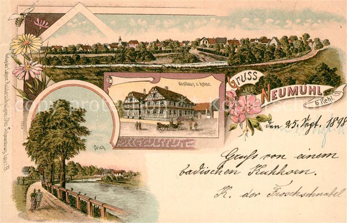 Neumuehl Kehl Gasthaus Krone