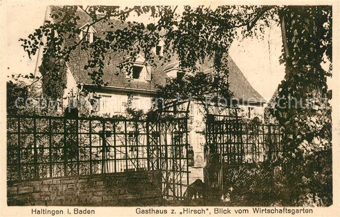 Haltingen Weil am Rhein BW Gasthaus Hirsch