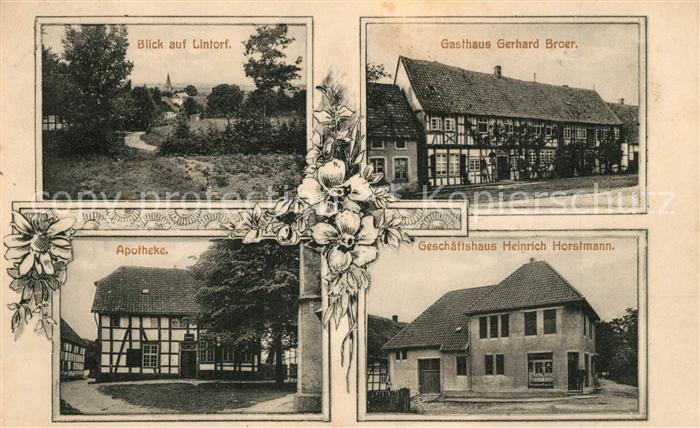Lintorf Wittlage Gasthaus Gerhard Broer Geschaeftshaus Heinrich Horstmann