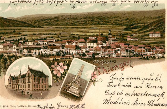 Thiengen Rhein Kriegerdenkmal Neue Schule