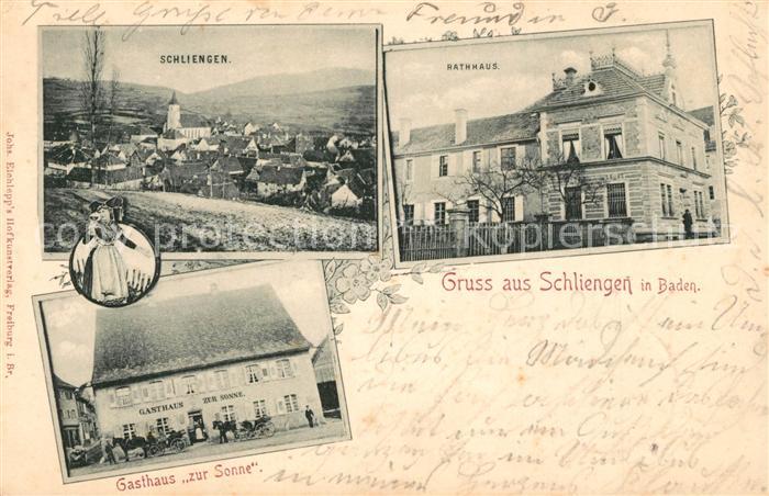 Schliengen Rathaus Gasthaus zur Sonne