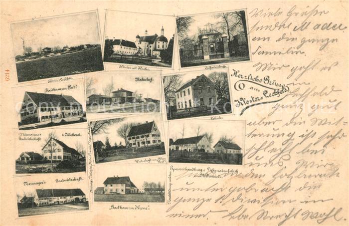 Klosterlechfeld Bahnhof Gasthaus Krone Post