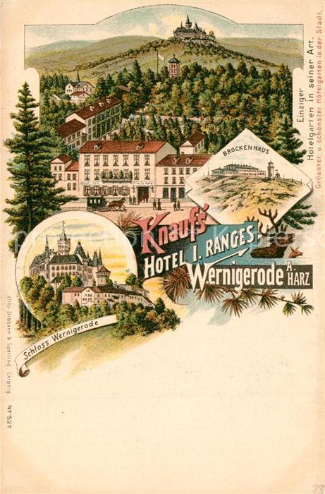 Wernigerode Harz Knaufs Hotel Ranges Schloss Brockenhaus