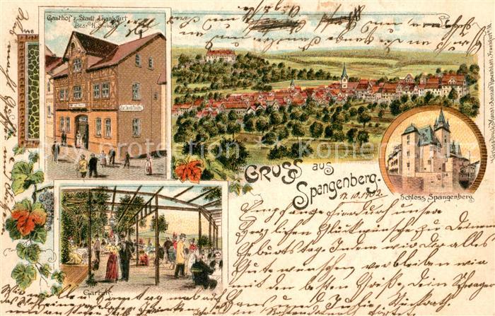 Spangenberg Hessen Schloss Gasthof Stadt Frankfurt