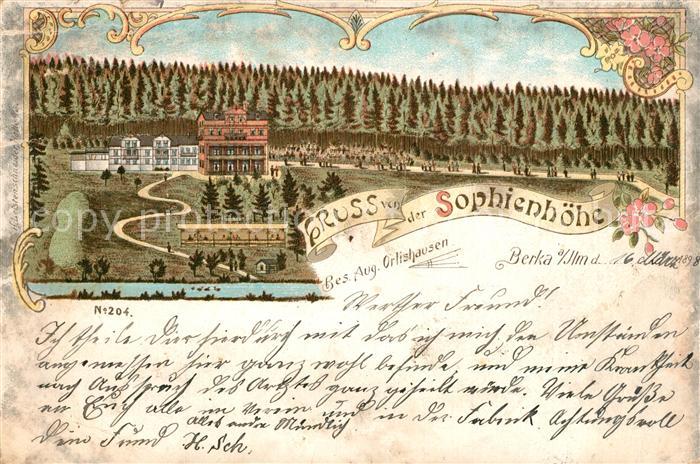 Berka Bad Sophienhoehe