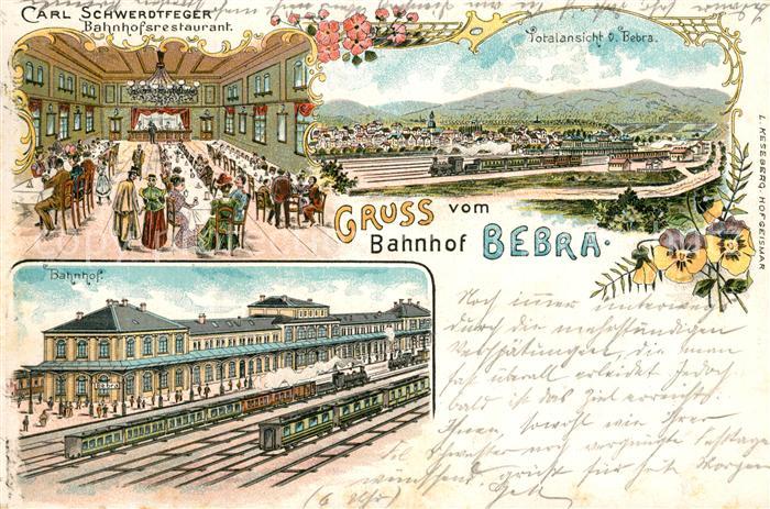 Bebra Bahnhof Carl Schwrdtfeger Bahnhofsrestaurant
