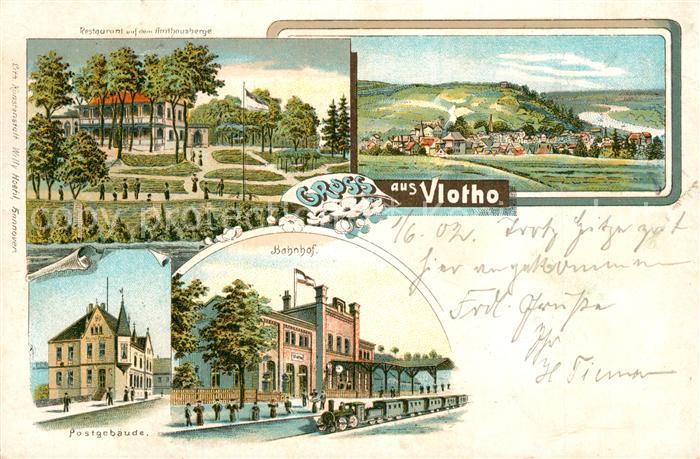Vlotho Bahnhof Restaurant Amthausberge Post