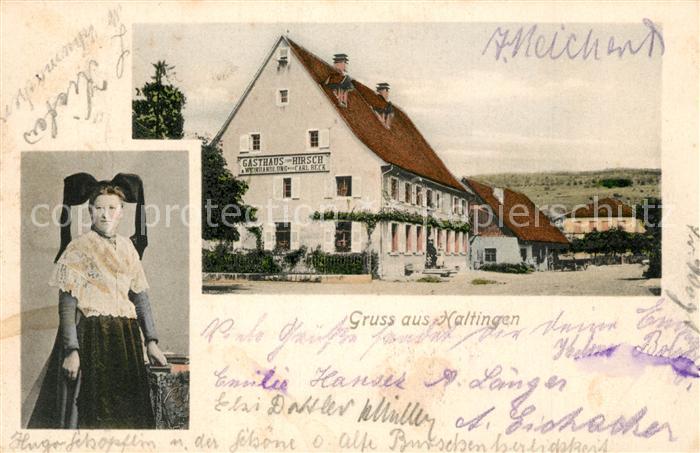 Haltingen Weil am Rhein BW Gasthaus Hirsch Tracht