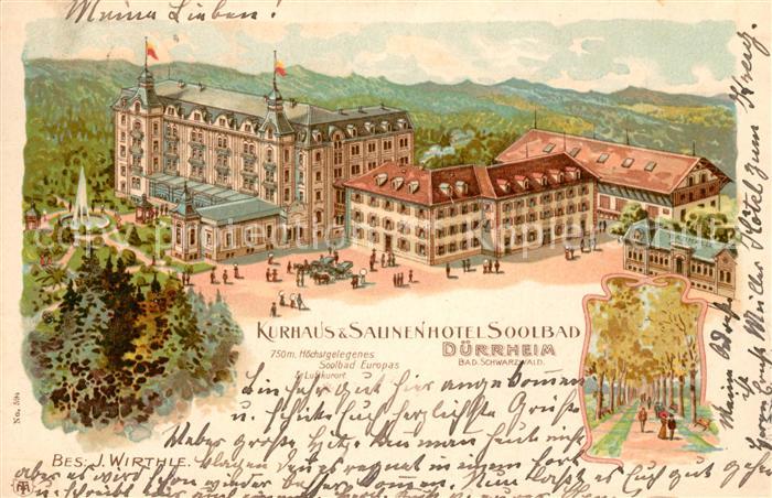 Duerrheim Bad Kurhaus Salinenhotel