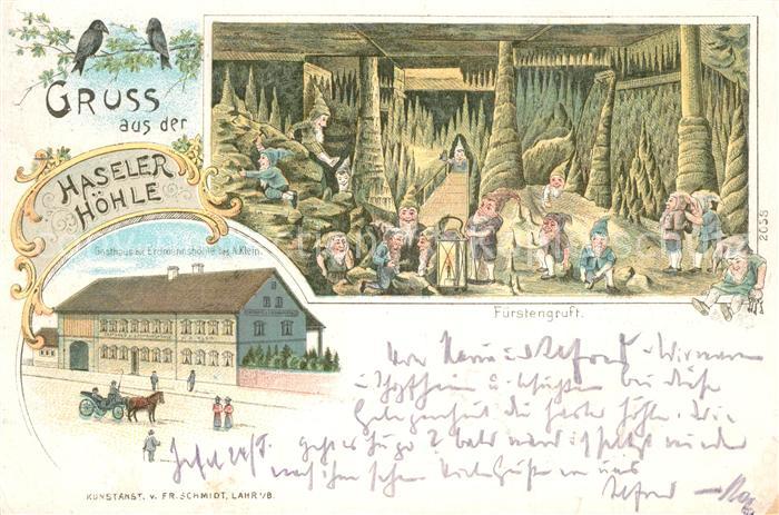 Hasel Baden Hasler Hoehle BW Gasthaus Erdmannshoehle Fuerstengruft