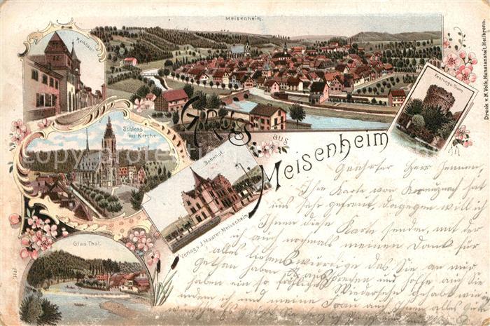 Meisenheim Glan Bahnhof Rathaus Schloss Kirche