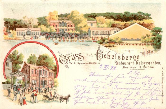 Pichelsberge Berlin Restaurant Kaisergarten