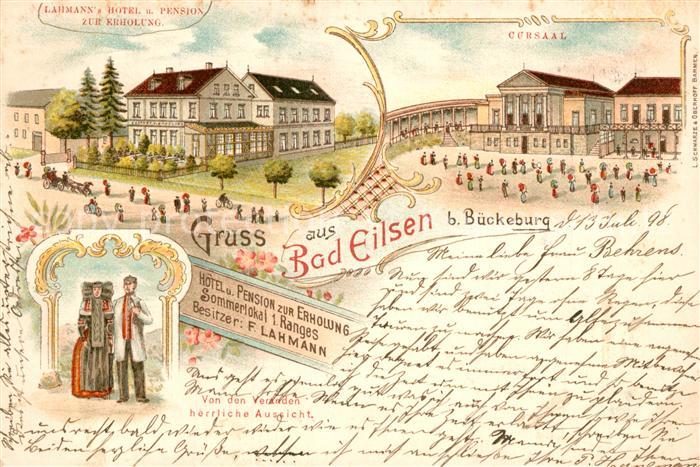 Bad Eilsen Kursaal Lahmann Hotel Zur Erholung