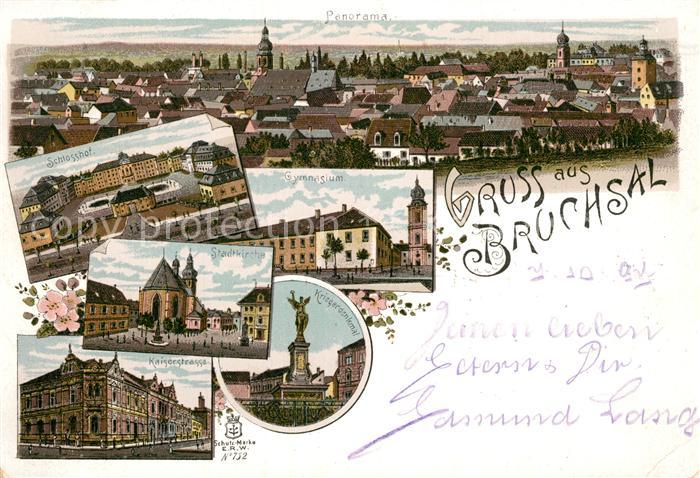 Bruchsal Schlosshof Gymnasium Kaiserstrasse