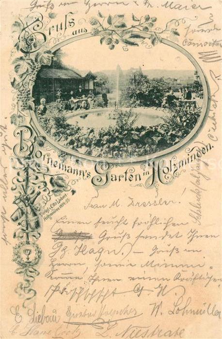 Holzminden Weser Bornemanns Garten