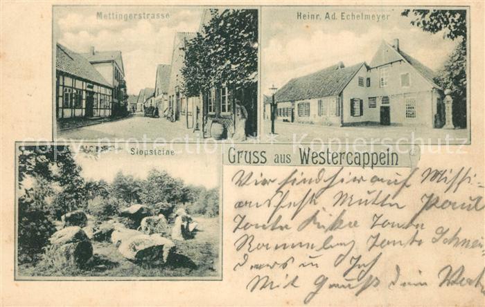 Westerkappeln Mettingerstrasse Slopsteine Heinr. Ad. Echelmeyer