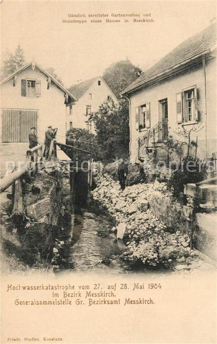 Messkirch Hochwasserkatastrophe von 27-28 Mai 1904