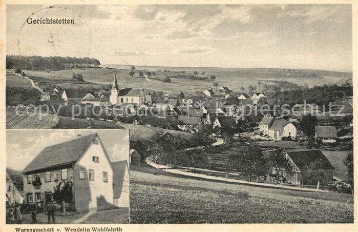 Gerichtstetten Warengeschaeft Wendelin Wohlfahrth