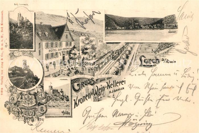 Lorch Rheingau Hotel zur Krone Burg Sonneck