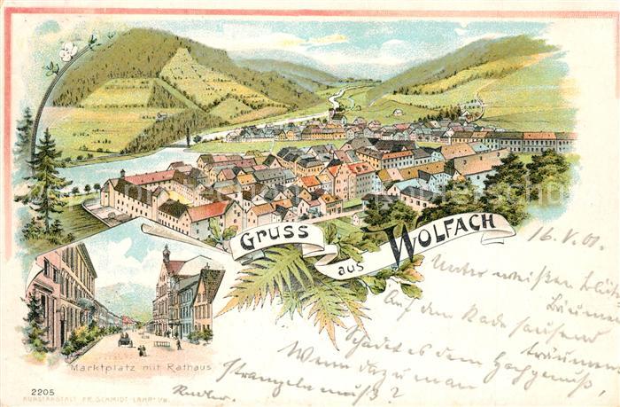 Wolfach Marktplatz Rathaus