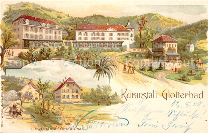 Glottertal Kuranstalt Glotterbad Gasthaus Oekonomie