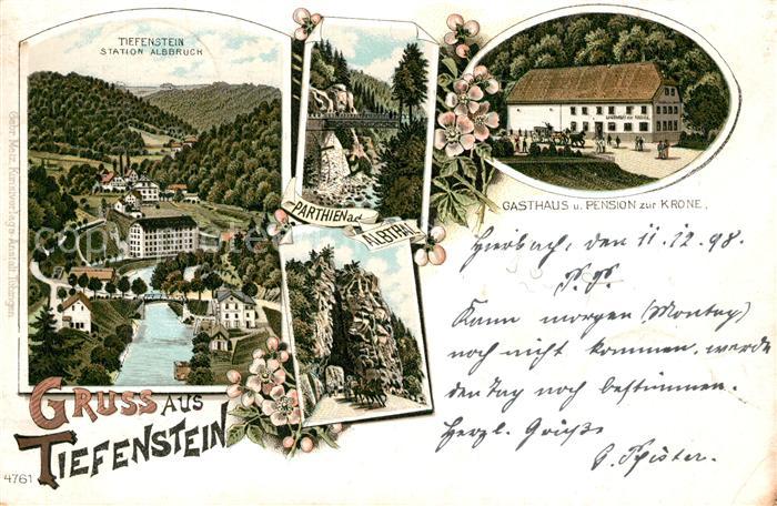 Tiefenstein Albtal Station Albbruck Gasthaus Krone