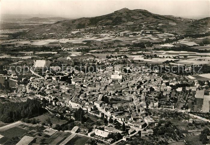 Vic-le-Comte Vue generale aerienne