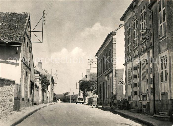 Pourrain Yonne Strassenpartie