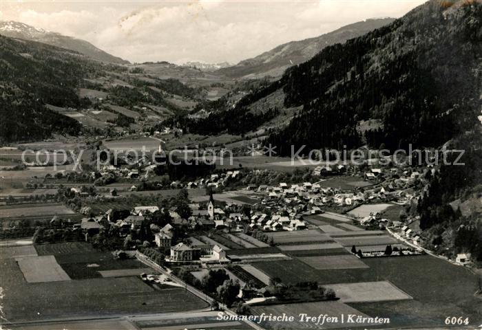 Treffen Ossiacher See Kaernten Fliegeraufnahme