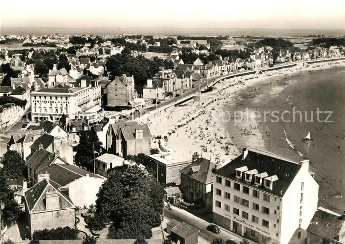Quiberon Morbihan La Grande Place Vue aerienne