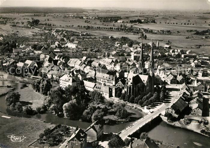 Sarralbe Vue generale aerienne