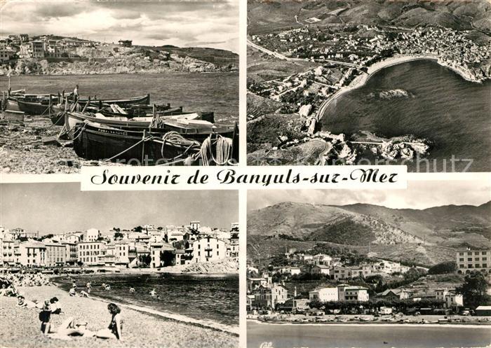 Banyuls-sur-Mer Le Port Vue aerienne La Plage Les Hotels