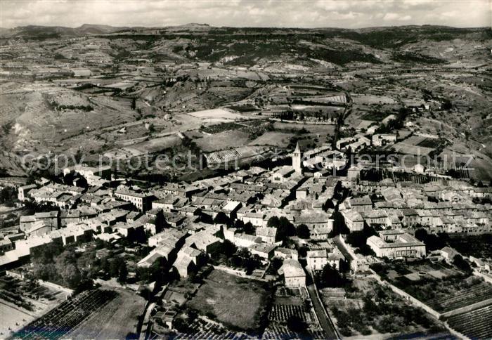 Villeneuve-de-Berg Vue aerienne panoramique